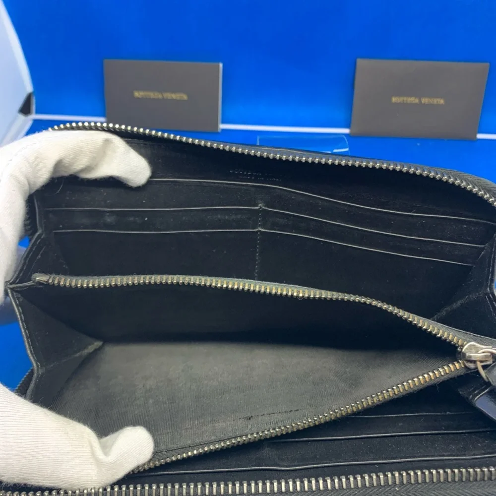 Bottega Veneta‎ Nappa Intreciato black continental wallet